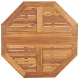 Berkfield Home Durable Folding Garden Dining Table 90x90x75 cm Solid Teak Wood in Brown - Size: 90 x 90 x 75 cm - thumbnail 4