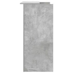 Berkfield Home Reception Desk Concrete Grey 100x50x103.5 cm Engineered Wood - thumbnail 6