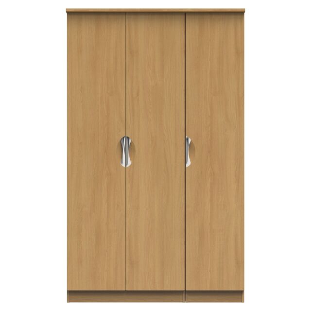 Ready Assembled 2 U Holborn Triple Plain Wardrobe (Ready Assembled) in Brown - image 1