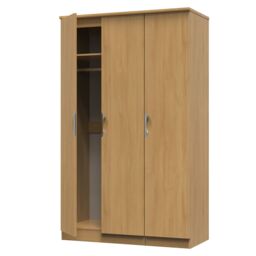 Ready Assembled 2 U Holborn Triple Plain Wardrobe (Ready Assembled) in Brown - thumbnail 5