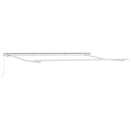 Berkfield Home Manual Retractable Awning Anthracite&White 400x300 cm - thumbnail 5