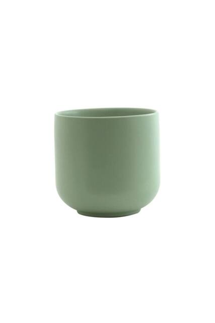 KDMD Hortus Havana Matt Sage Ceramic Pot 15cm 2 Pack in Light Green - image 1