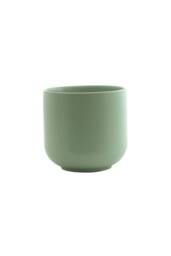 KDMD Hortus Havana Matt Sage Ceramic Pot 15cm 2 Pack in Light Green - thumbnail 1