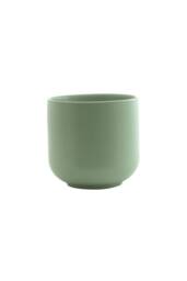 KDMD Hortus Havana Matt Sage Ceramic Pot 15cm 2 Pack in Light Green - thumbnail 2