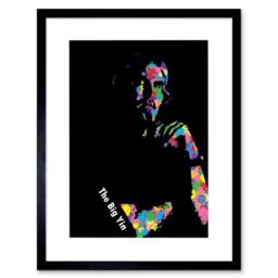 "Wee Blue Coo Billy Connolly Big Yin Abstract Home Decor 12x16"" Framed Art Print - Size: W12"" x H16""" - thumbnail 1