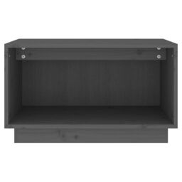 Berkfield Home TV Cabinet Grey 60x35x35 cm Solid Wood Pine - Size: 60 x 35 x 35 cm - thumbnail 3