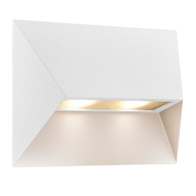 Nordlux Modern Outdoor Wall Light White Aluminium GU10 Weatherproof - Mains Powered, IP54 - image 1