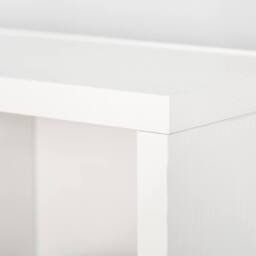 STILVORA Media Storage Unit with Adjustable Shelves in White - thumbnail 9