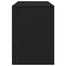 Berkfield Home TV Stand in Black Oak - 102 x 37.5 x 52.5 cm, Made of Engineered Wood - Size: 102 x 37.5 x 52.5 cm - thumbnail 8