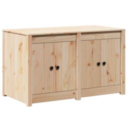 Berkfield Home Outdoor Kitchen Cabinet 106x55x64 cm Solid Wood Pine in Brown - Size: 106 x 55 x 64 cm - thumbnail 2