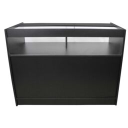 Monstershop B1200 Retail Shop Counter - Black - thumbnail 2