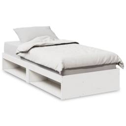 Berkfield Home Stylish Day Bed without Mattress White 80x200 cm Solid Wood Pine - thumbnail 3