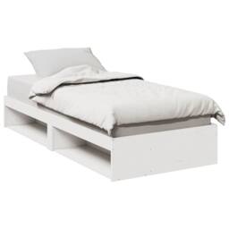 Berkfield Home Stylish Day Bed without Mattress White 80x200 cm Solid Wood Pine - thumbnail 2