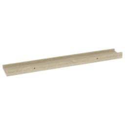 Berkfield Home Wall Shelves 2 pcs Sonoma Oak 60x9x3 cm in Light Tan - Size: 60 x 9 x 3 cm - thumbnail 6