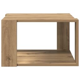 Berkfield Home Coffee Table Artisan Oak 51, 5x51, 5x30 cm Engineered Wood in Brown - thumbnail 5