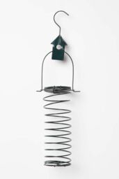 Homescapes Metal Hanging Bird Feeder with Bird Decoration, Bird House in Green - thumbnail 4