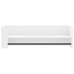 Berkfield Home Wall Shelf White 100x35x30.5 cm Engineered Wood - thumbnail 4