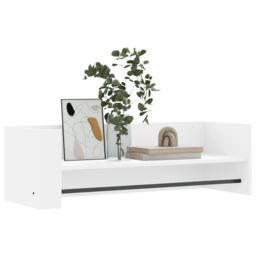 Berkfield Home Wall Shelf White 100x35x30.5 cm Engineered Wood - thumbnail 3