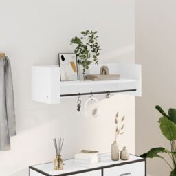Berkfield Home Wall Shelf White 100x35x30.5 cm Engineered Wood