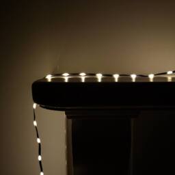 Samuel Alexander 1000 LED 35m Premier Flexibrights Indoor Outdoor Multi Function Christmas Lights with Timer in Warm White in Beige