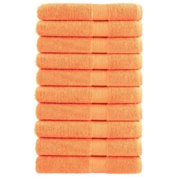 Berkfield Home Premium Towels SOLUND 10 pcs Orange 100x200 cm 600 gsm - thumbnail 2