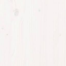 Berkfield Home Bed Frame Frame White 75x190 cm Small Single Solid Wood Pine - thumbnail 8