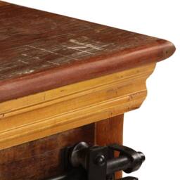 Berkfield Home TV Cabinet 110x30x45 cm Solid Reclaimed Wood in Brown - Size: 110 x 30 x 45 cm - thumbnail 7