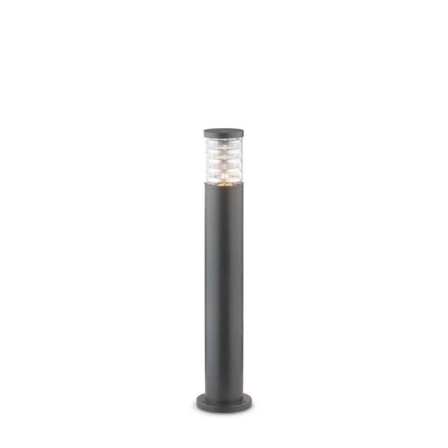 Netlighting Tronco 1 Light Outdoor Tall Bollard Anthracite IP44 E27 in Black - image 1