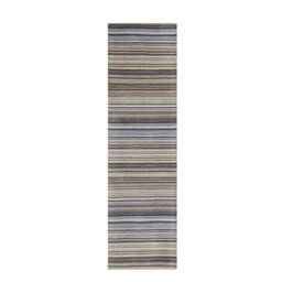 The Rug Shop UK Grey Wool Modern Striped Easy To Clean Cotton Backing Rug - Size: 160 cm x 230 cm - thumbnail 5