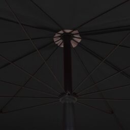 Berkfield Home Garden Parasol with Pole 200x130 cm Black - thumbnail 5