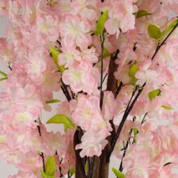 Leaf Artificial 150cm Pink Cherry Blossom Tree - thumbnail 3