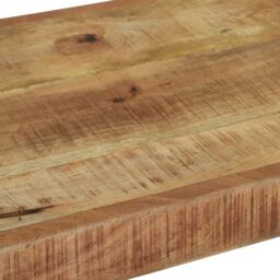 Berkfield Home Bench Brown Mango Wood 100 x 35 x 45 cm Durable Entryway Bench - thumbnail 7