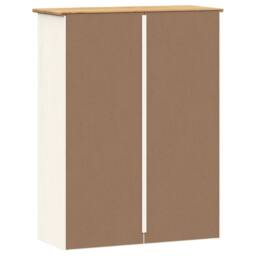 Berkfield Home Beautiful Dresser Top VIGO White 78x30x100 cm Solid Wood Pine - Size: 78 x 30 x 100 cm - thumbnail 7