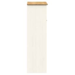 Berkfield Home Beautiful Dresser Top VIGO White 78x30x100 cm Solid Wood Pine - Size: 78 x 30 x 100 cm - thumbnail 6