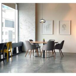 Netlighting Quintara Dome Pendant Matt Black Smoke Glass Shade LED 3000K - thumbnail 5