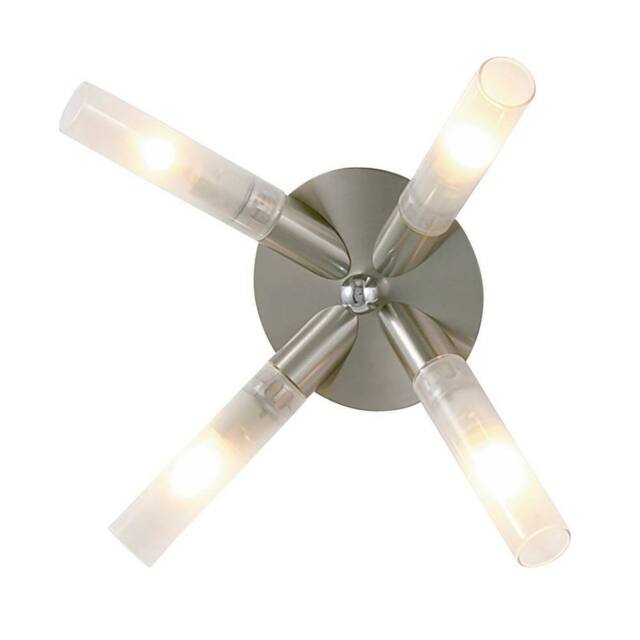 Netlighting Sona Ceiling 4 Light G9 Satin Chrome in Grey - image 1