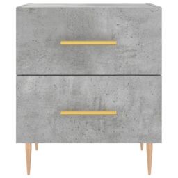 Berkfield Home Bedside Cabinets 2 pcs Concrete Grey 40x35x47.5 cm Engineered Wood - thumbnail 6