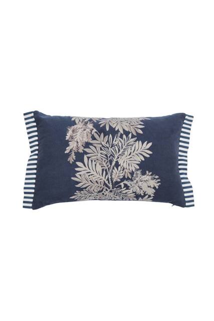 Sanderson 'Tapestry Tree' Cotton Cushion in Blue - Size: 40 cm x 60 cm - image 1