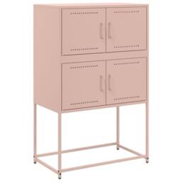 Berkfield Home Sideboard Pink 68.5x38.5x107 cm Steel