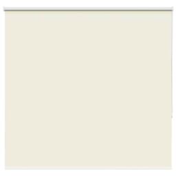 Berkfield Home Roller Blind Blackout Off-White 160x175 cm Fabric Width 156.6 cm Polyester in White - thumbnail 1