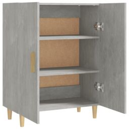 Berkfield Home Sideboard Concrete Grey 70x34x90 cm Engineered Wood - Size: 70 x 34 x 90 cm - thumbnail 5