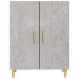 Berkfield Home Sideboard Concrete Grey 70x34x90 cm Engineered Wood - Size: 70 x 34 x 90 cm - thumbnail 3