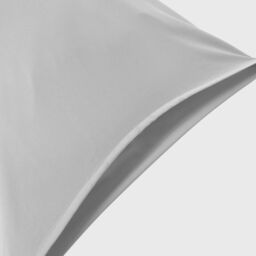 OHS 2 Pack Soft Microfibre Wrinkle Resistant Housewife Pillowcases in Grey - Size: Standard Pillow Case - thumbnail 4