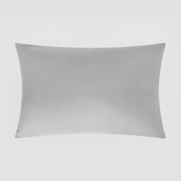 OHS 2 Pack Soft Microfibre Wrinkle Resistant Housewife Pillowcases in Grey - Size: Standard Pillow Case - thumbnail 2