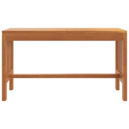 Berkfield Home Beautiful Garden Bench 80 cm Solid Wood Eucalyptus in Brown - thumbnail 1