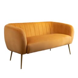 Artemis Home Matilda 2 Seat Sofa in Yellow - Size: 2 Seater - thumbnail 2