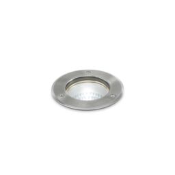 Netlighting Park 1 Light Small Round Recessed Spotlight Steel IP65 GU10 in Grey - thumbnail 1