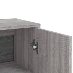 Berkfield Home Sideboards 3 pcs Grey Sonoma 60x31x84 cm Engineered Wood - Size: 60 x 31 x 84 cm - thumbnail 7