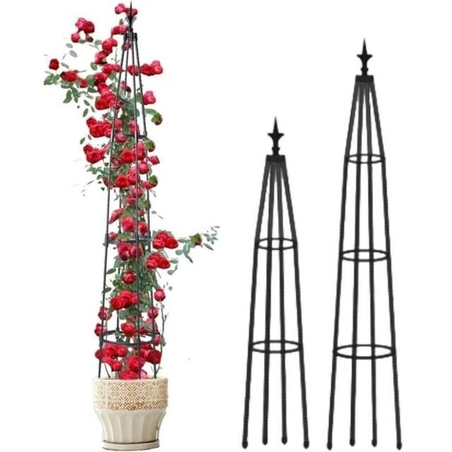 SPETLEK Climbing Plants Vine Support Tower 130cm in Black - image 1