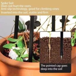 SPETLEK Climbing Plants Vine Support Tower 130cm in Black - thumbnail 5
